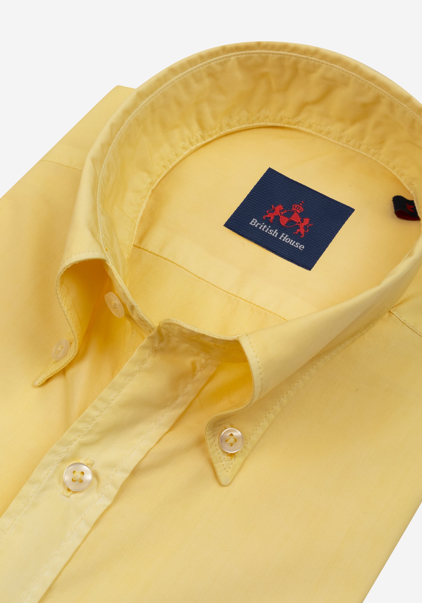Saffron Yellow Piece-Dyed Shirt