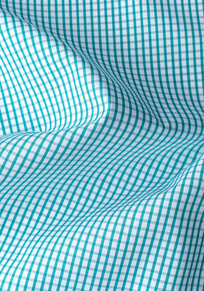 Capri Green Checked Poplin Shirt