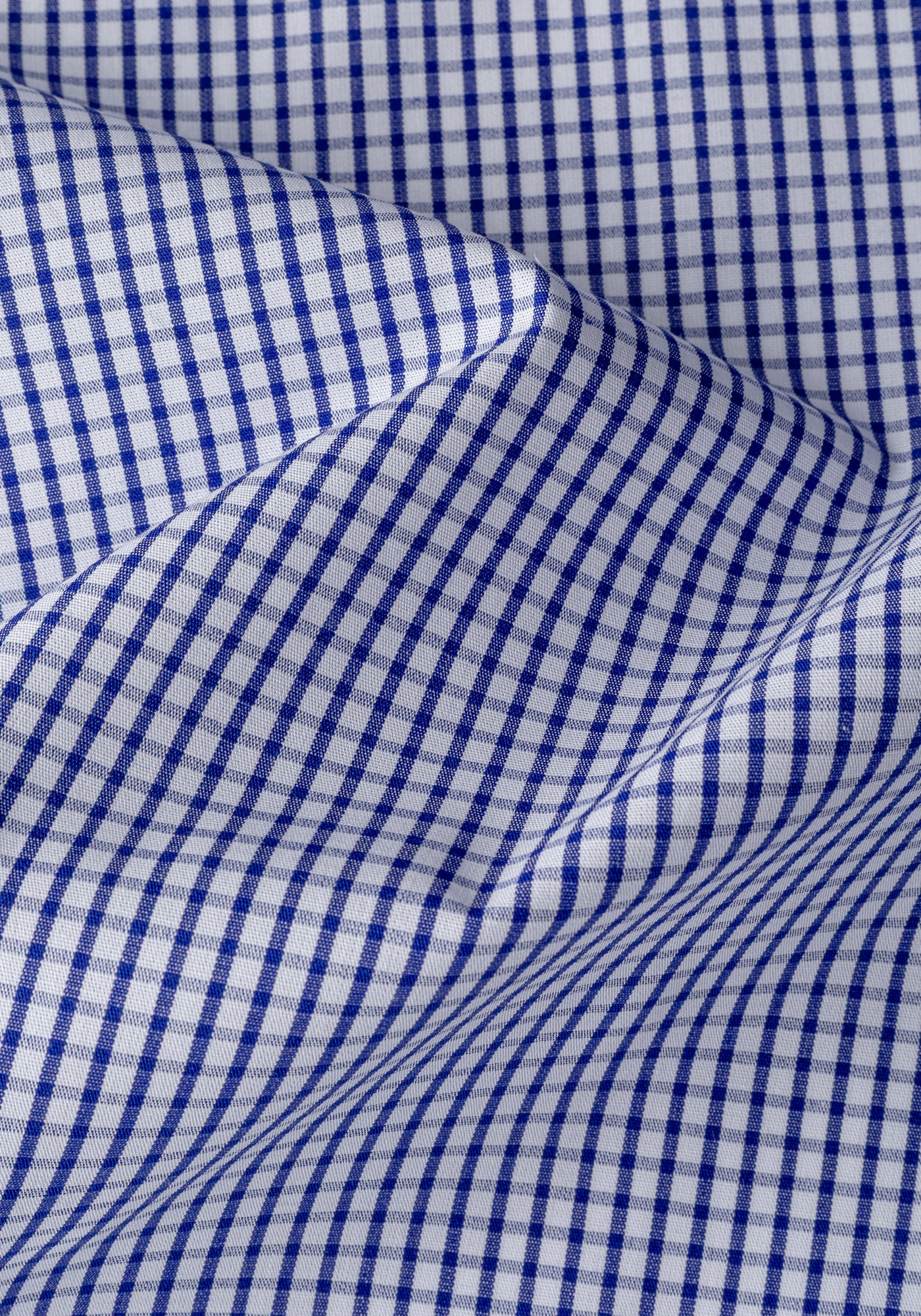 Classic Indigo Checked Poplin Shirt