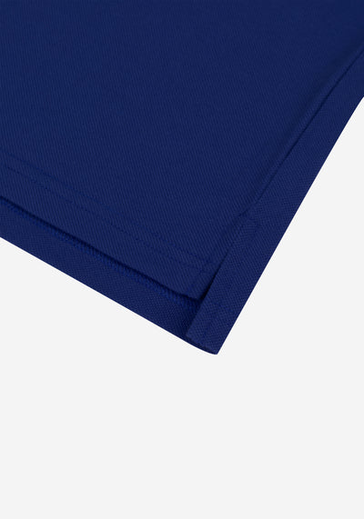 Royal Blue Cotton Polo Shirt