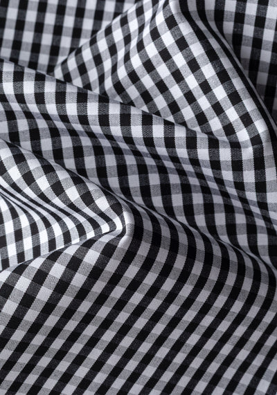 Soho Black Checked Poplin Shirt