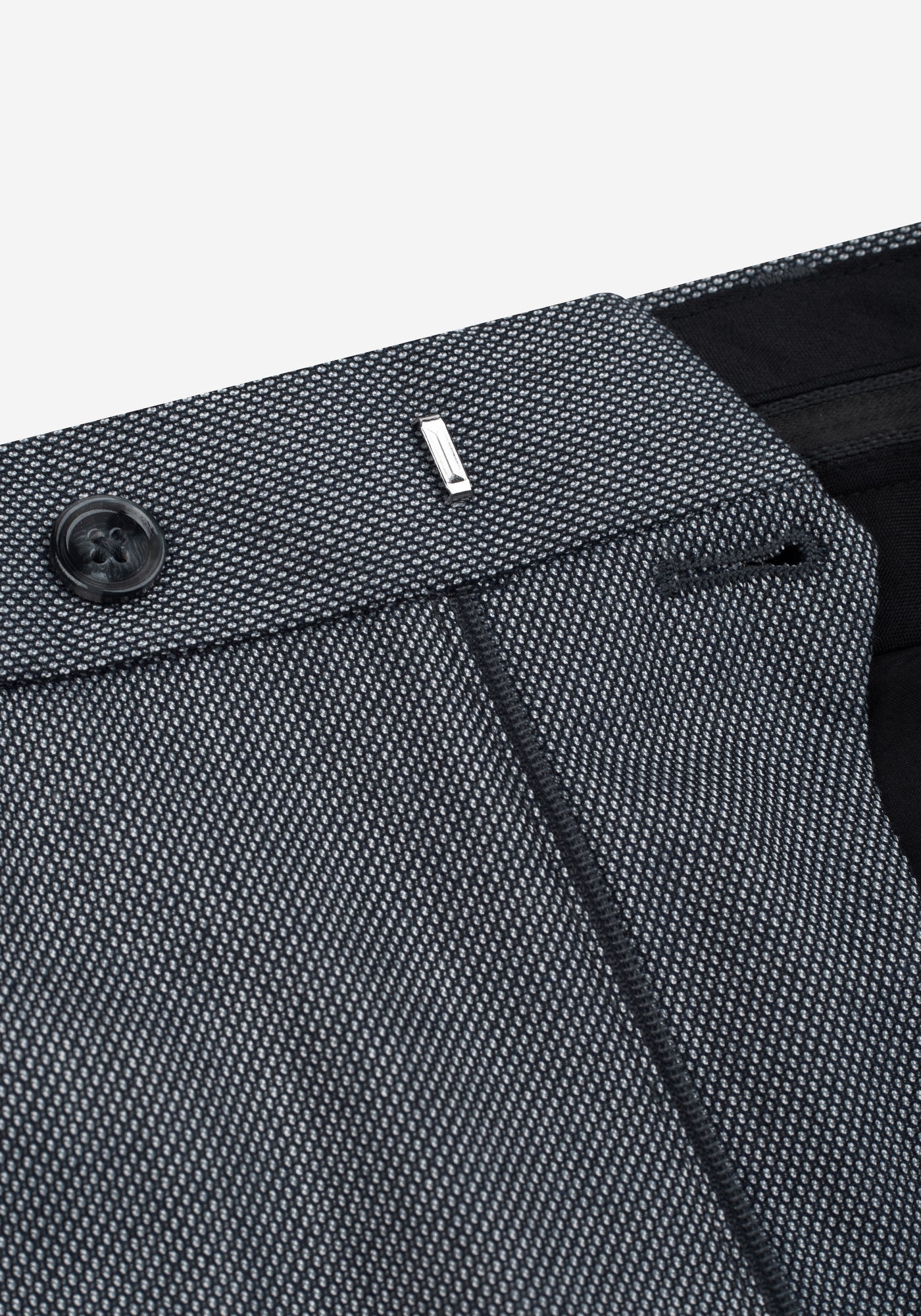 Arctic Grey Dotted Poly Suit