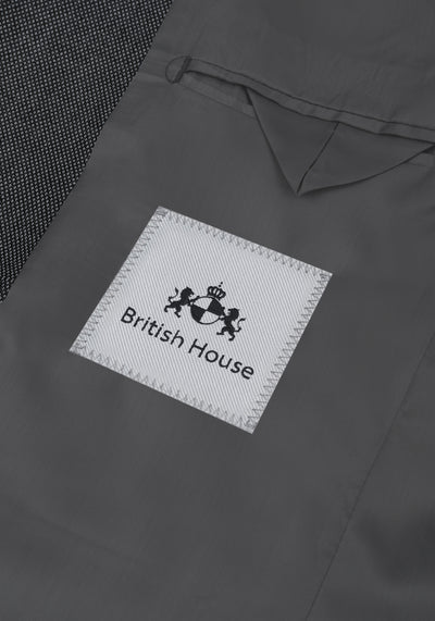 Pitch Grey Dotted Suit