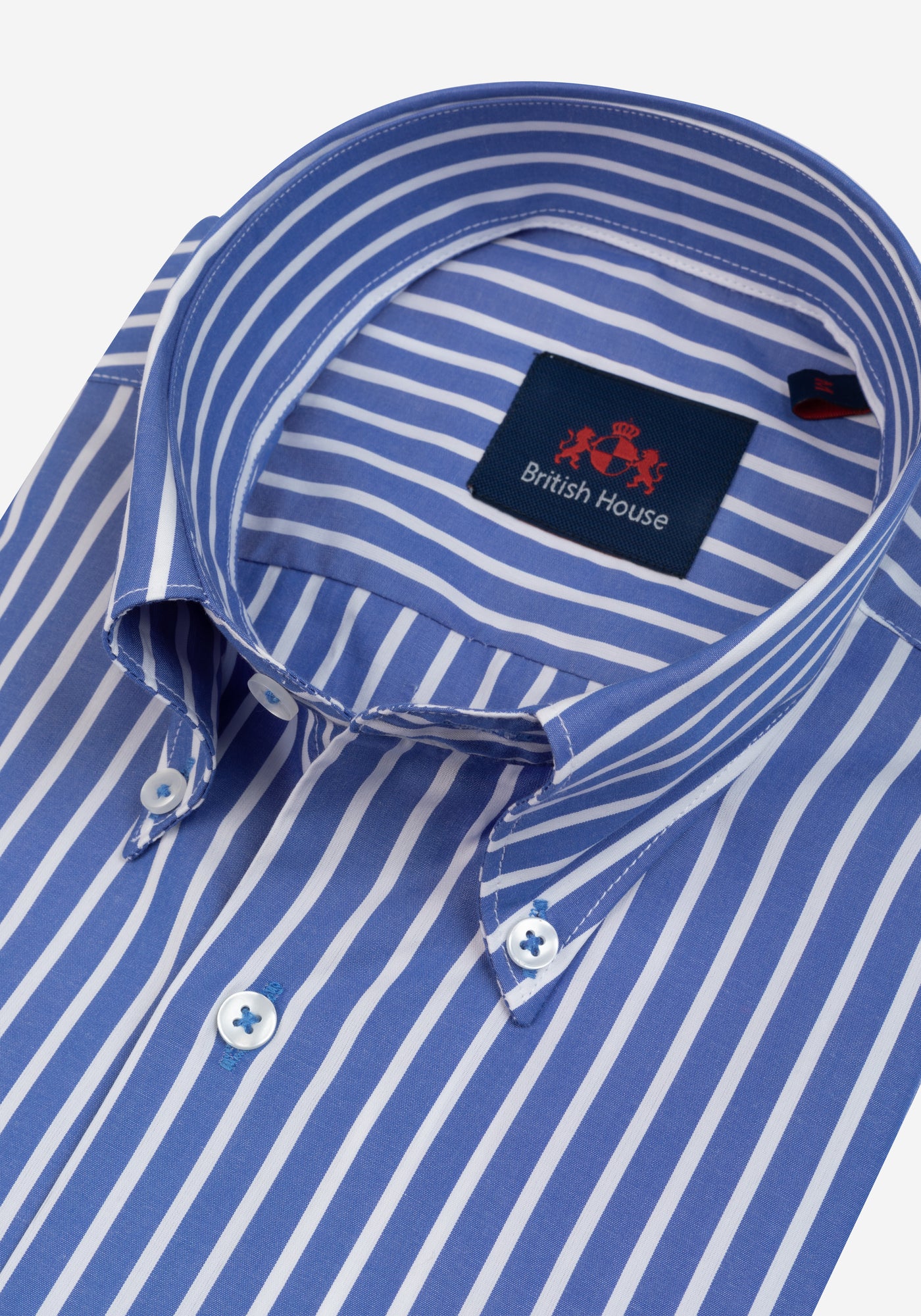 Deep Blue Tencel Cotton Shirt