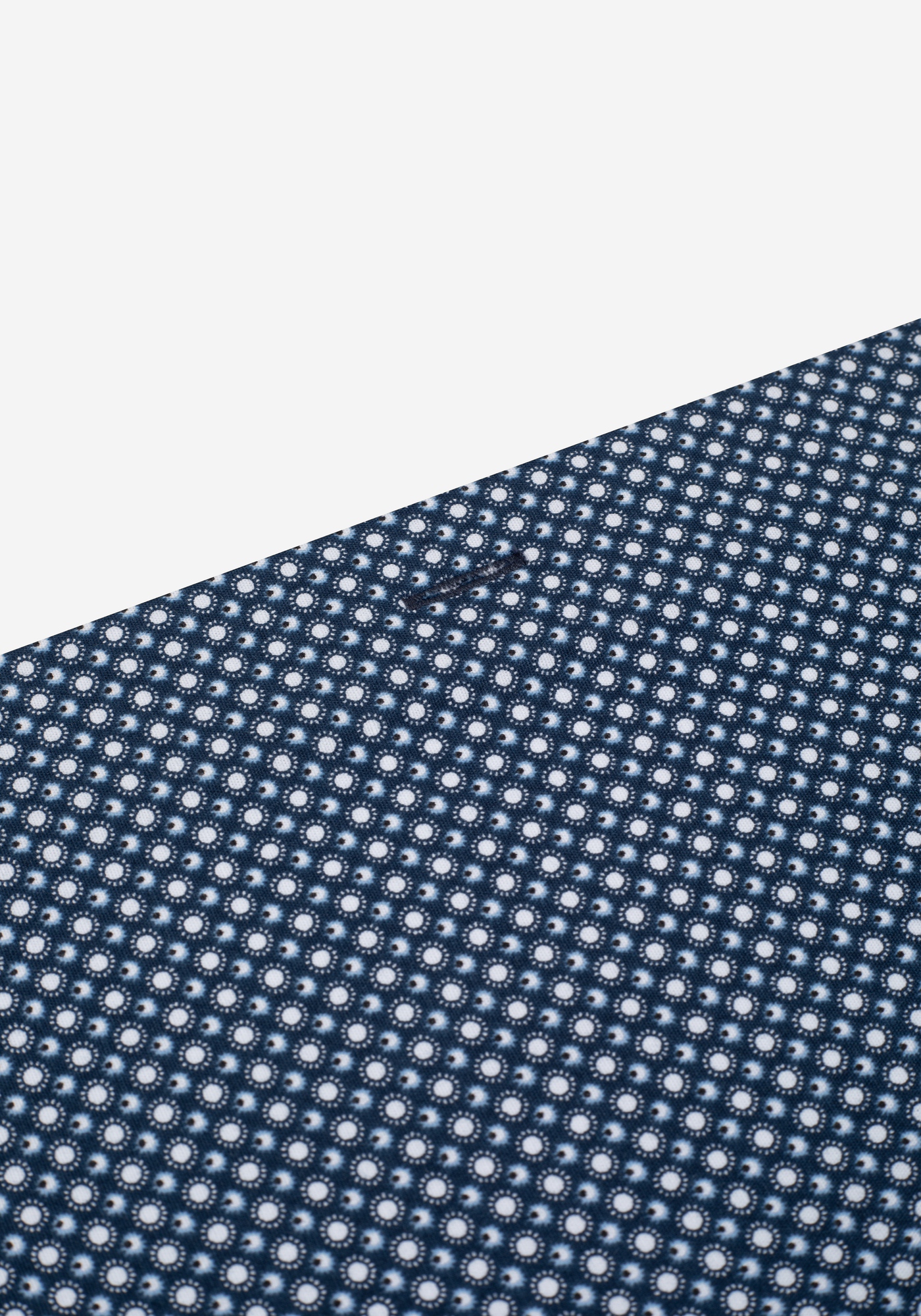 Dusk Navy Printed Poplin Shirt