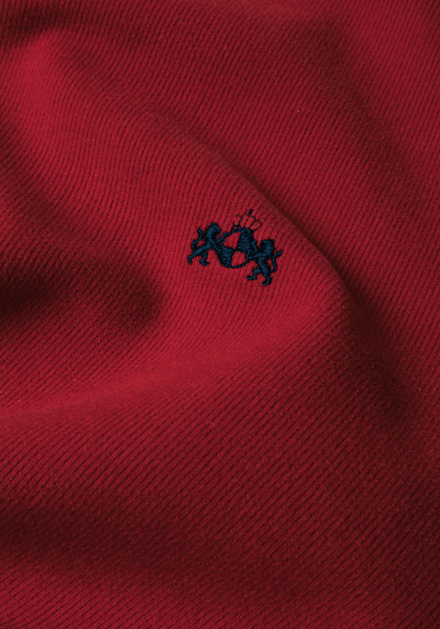 Firebrick Red Cotton Sweatshirt