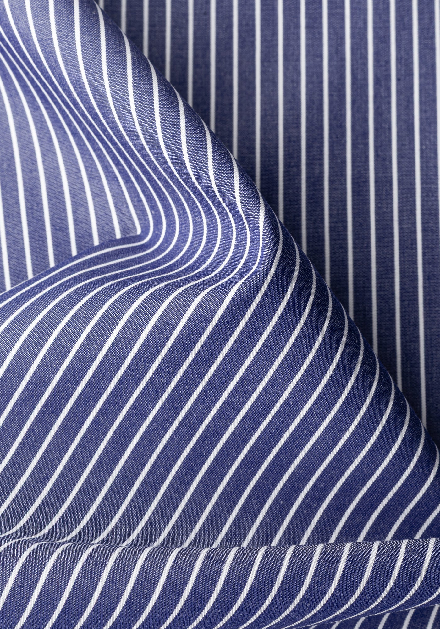 Midnight Navy Stripe Poplin Shirt