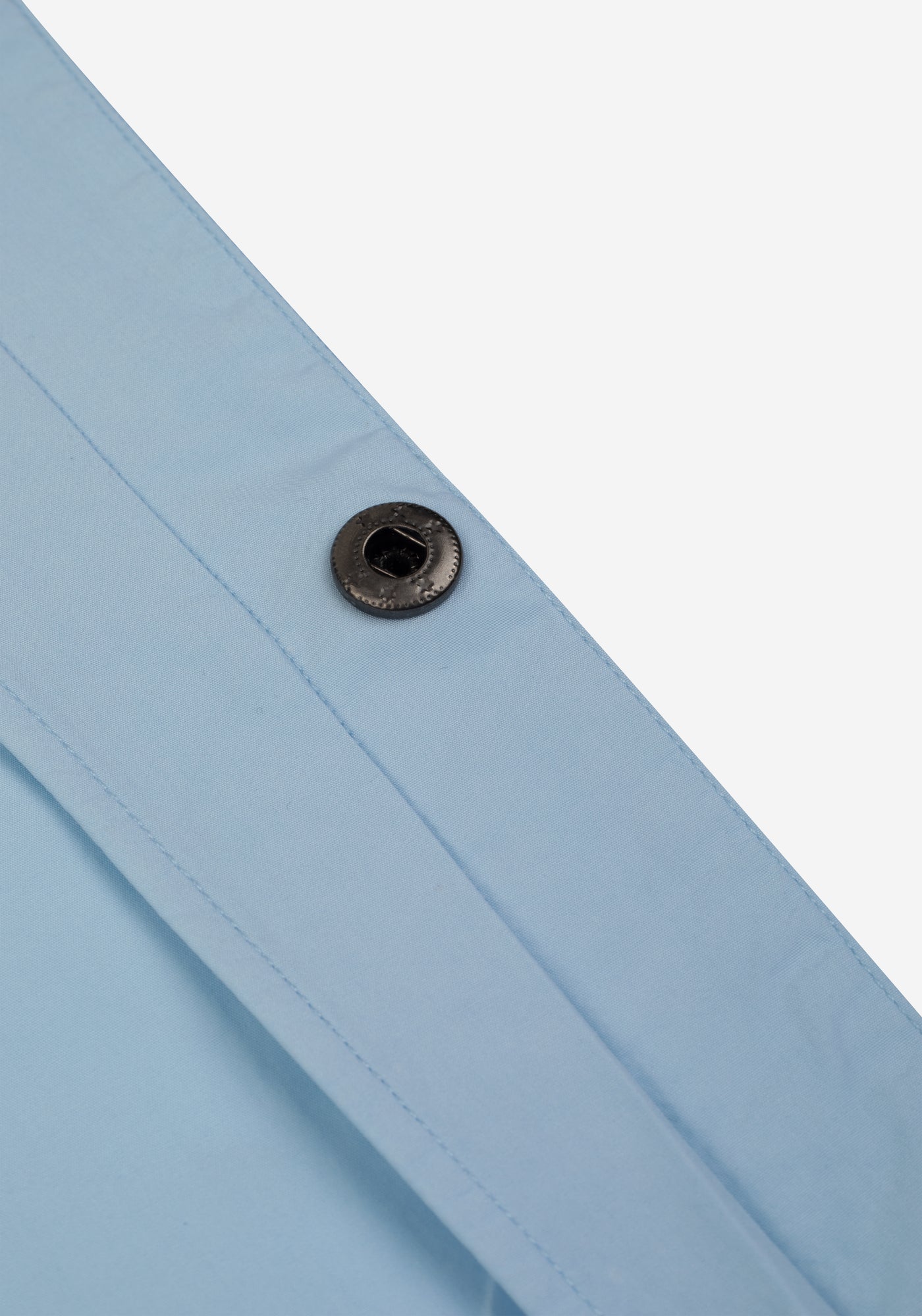 Powder Blue Paper Touch Overshirt