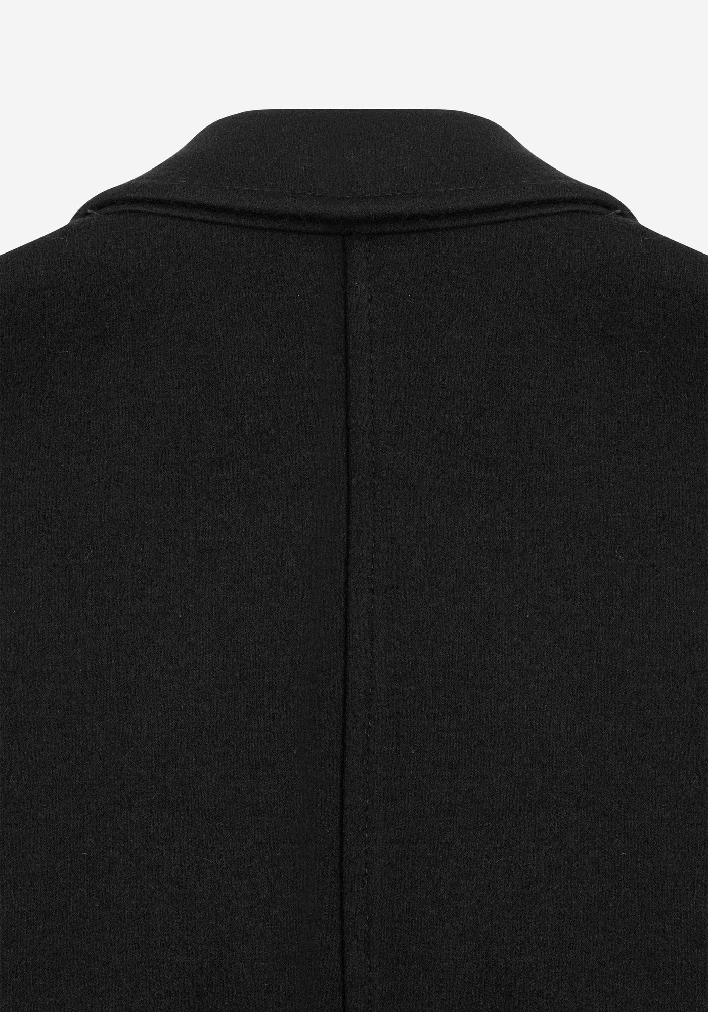 Midnight Black Boiled Wool Jacket