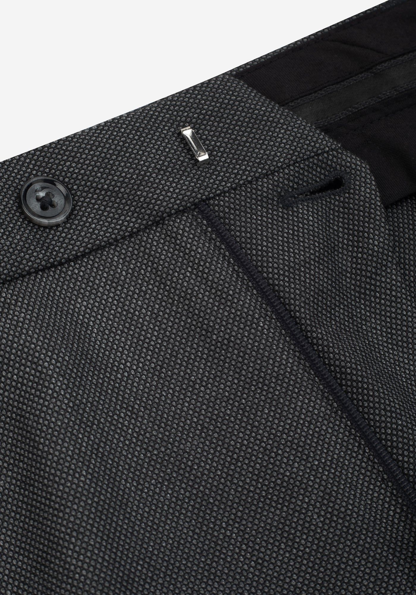 Graphite Grey Dotted Poly Suit