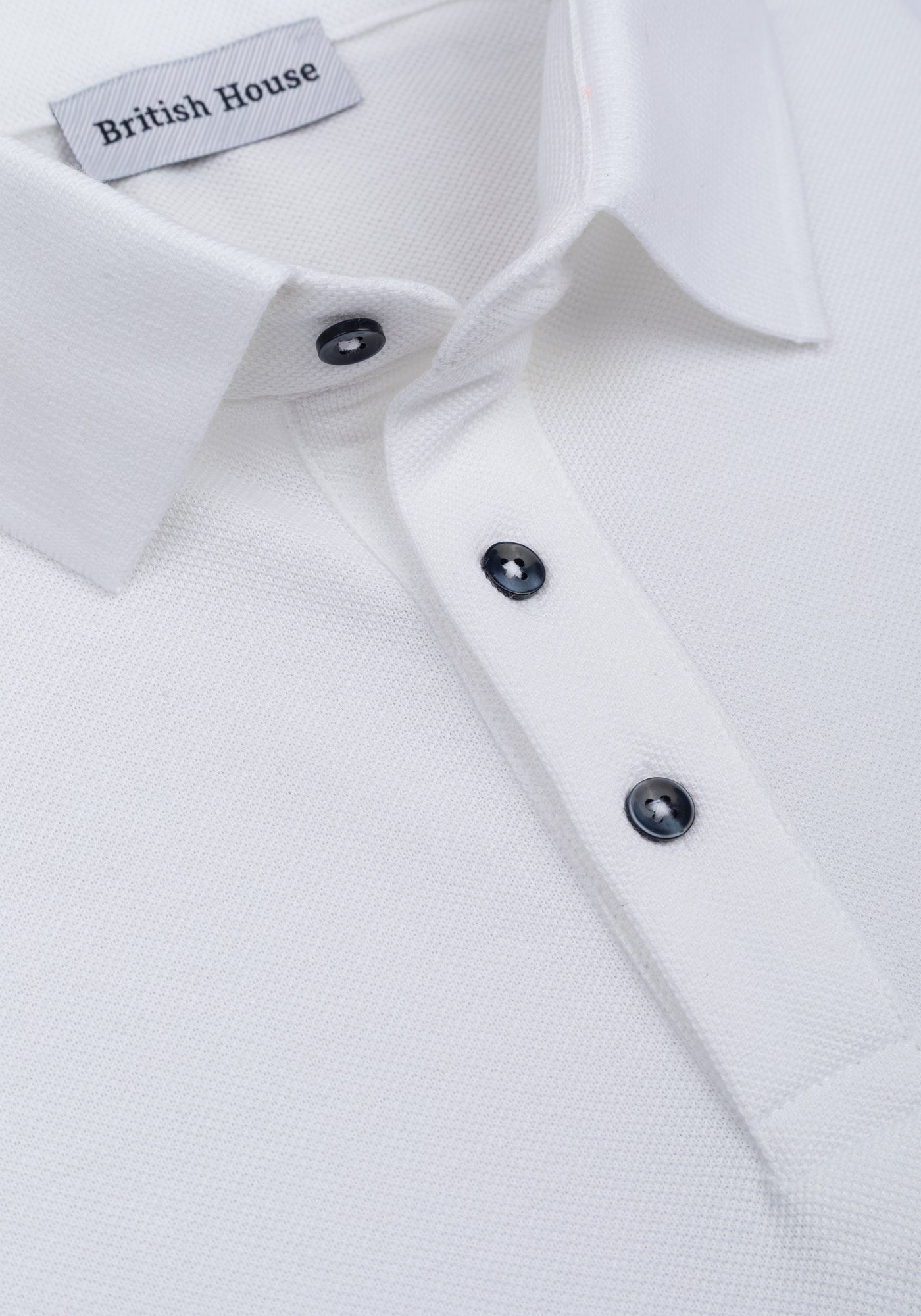 Dune White Cotton Polo Shirt