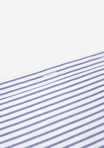 Indigo Blue Stripe Oxford Shirt