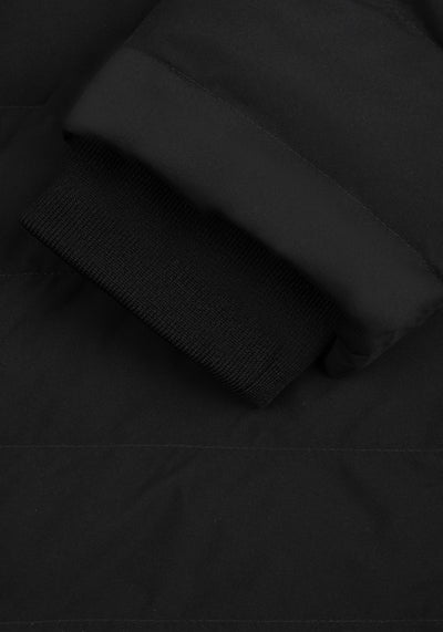 Jet Black Puffer Down Jacket