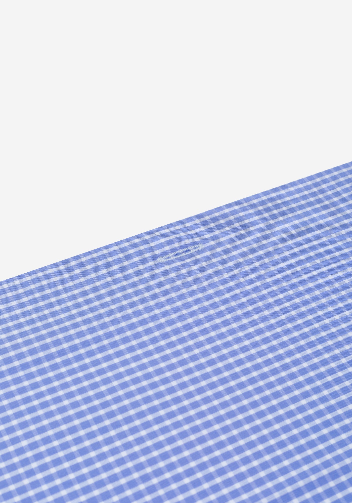 Powder Blue Checked Poplin Shirt