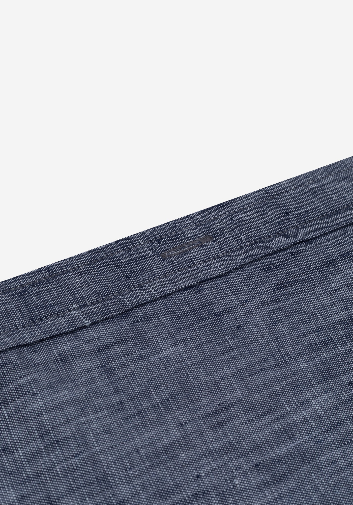 Charcoal Indigo Belgian Linen Shirt