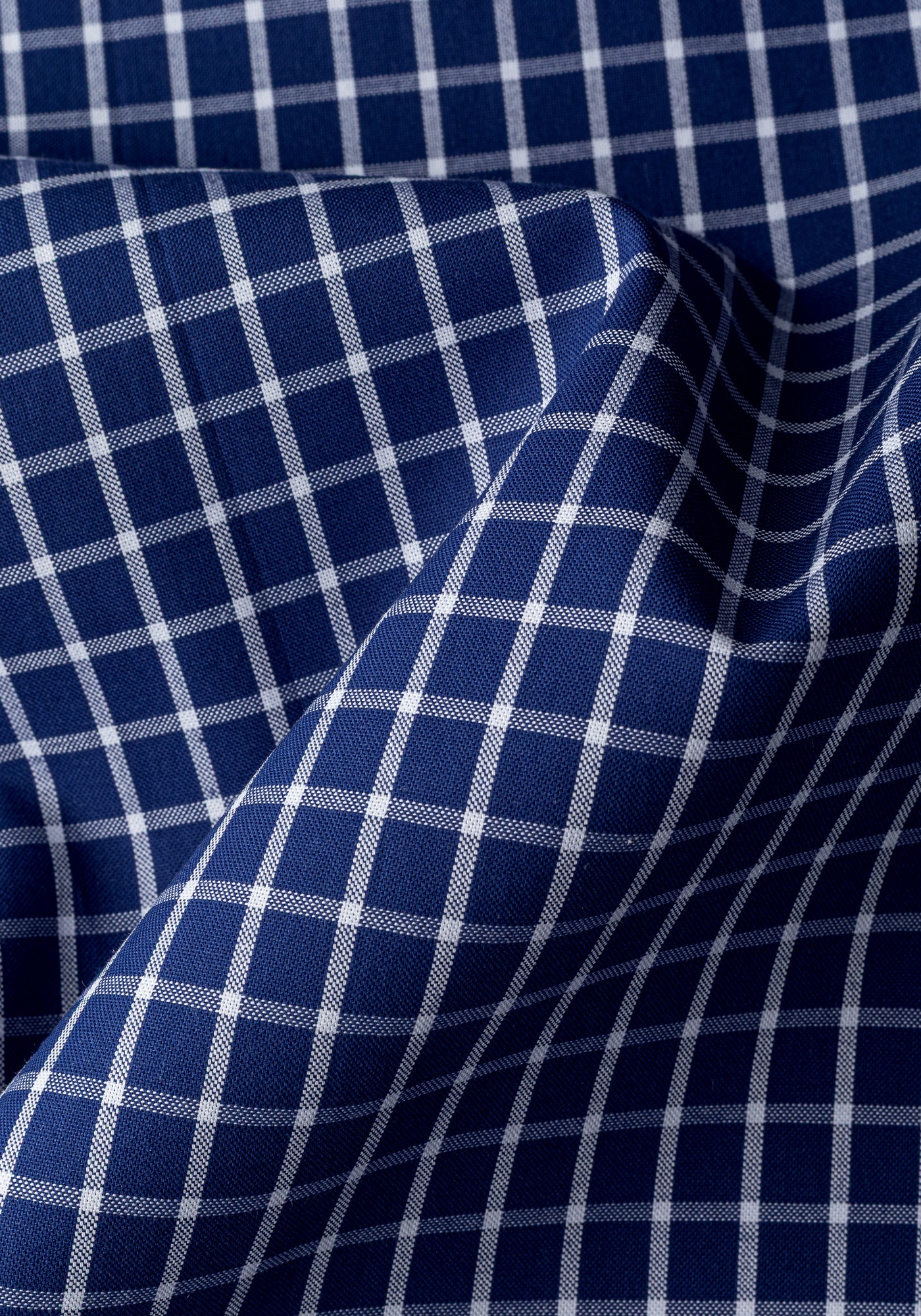 Windsor Navy Checked Poplin Shirt
