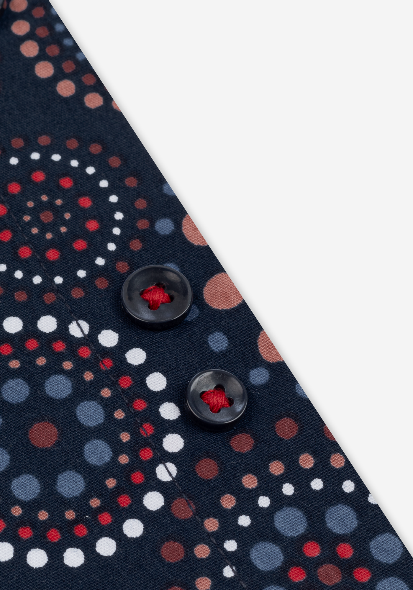Parti-Colored Printed Poplin Shirt