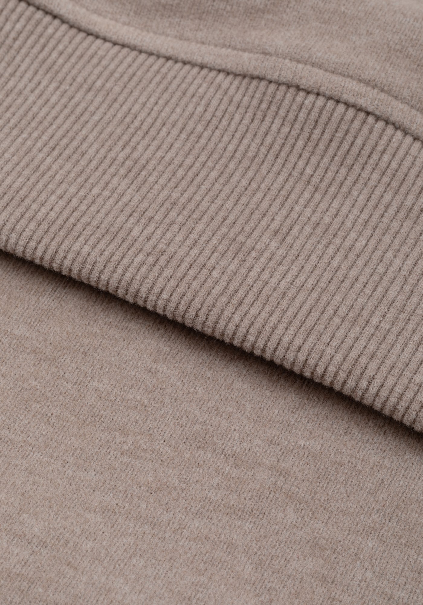 Fawn Beige Cotton Sweatshirt