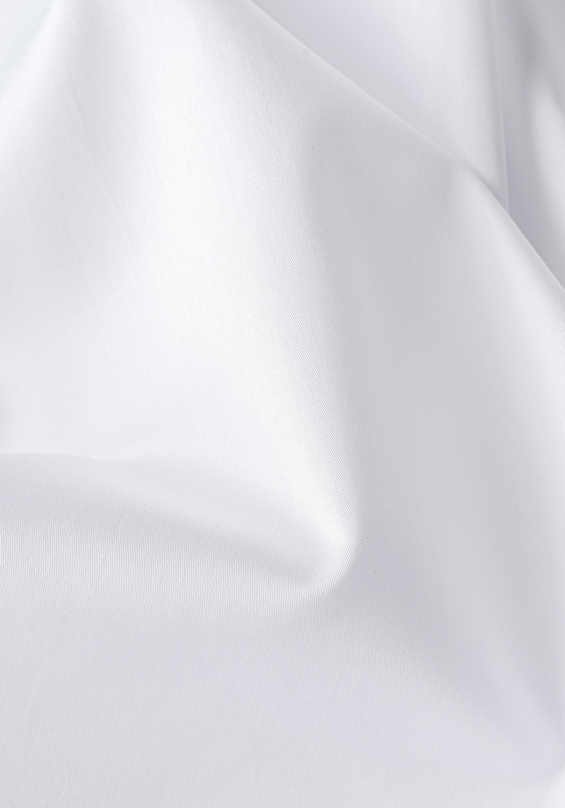 Supreme White Luxe Twill Shirt - Wrinkle-free