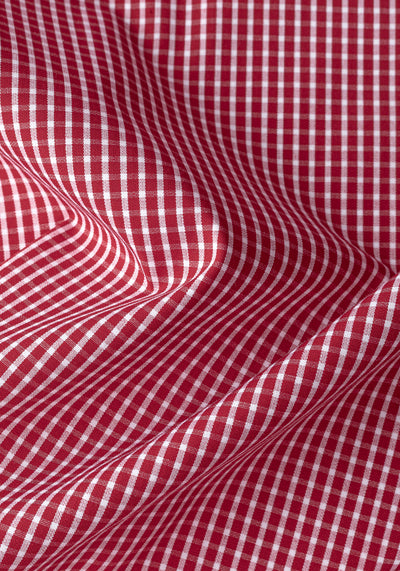 Regent Red Checked Poplin Shirt