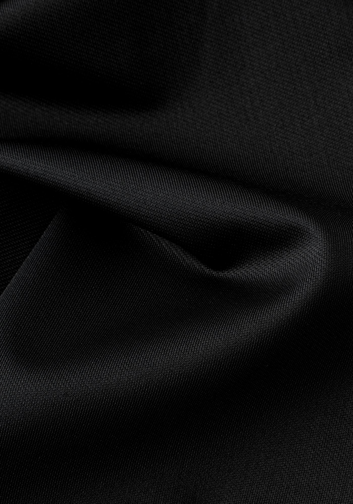 Obsidian Black Aero-Hybrid Polo Shirt