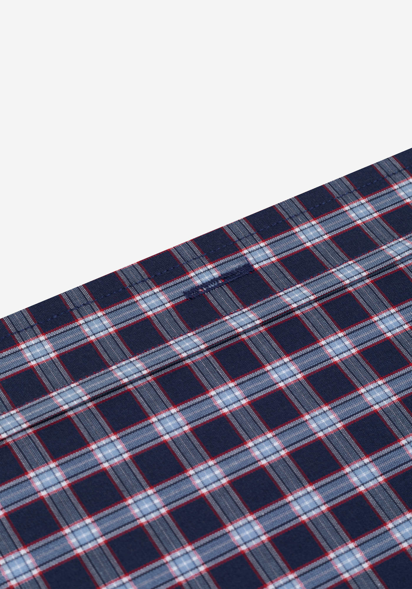 Galaxy Navy Checked Oxford Shirt