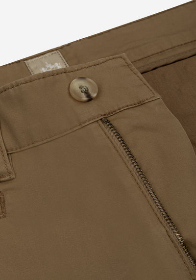 Moss Brown Cortina Gabardine
