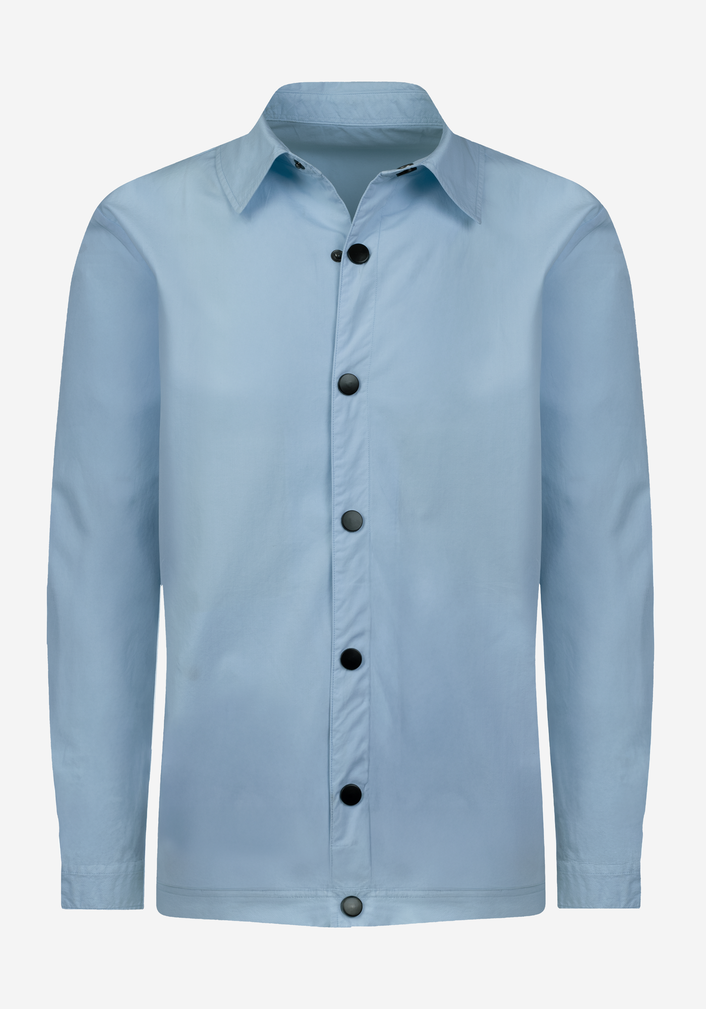 Powder Blue Paper Touch Overshirt