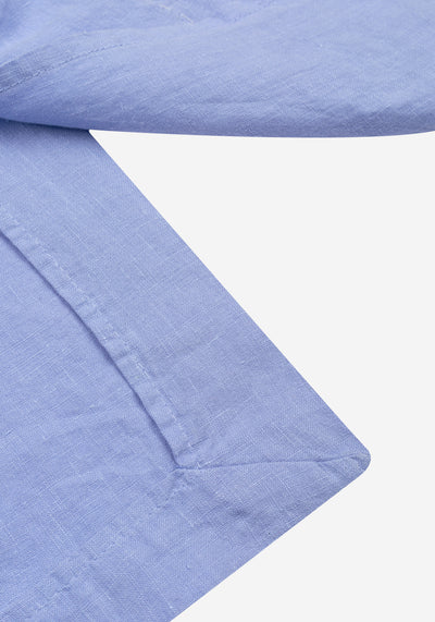 Baby Blue Pure Linen Blazer