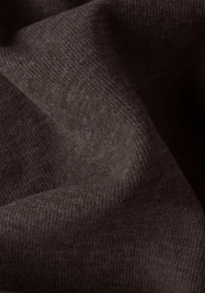 Oak Brown Cotton Sweatshirt