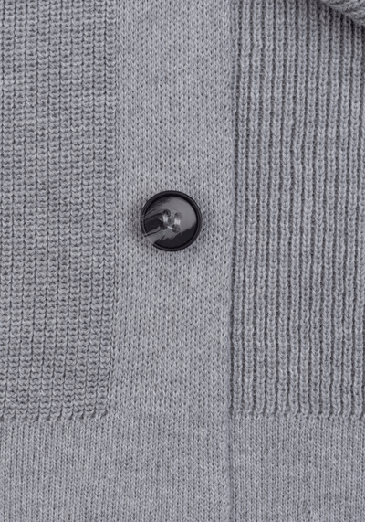 Mist Grey Heavy Knitted Cardigan