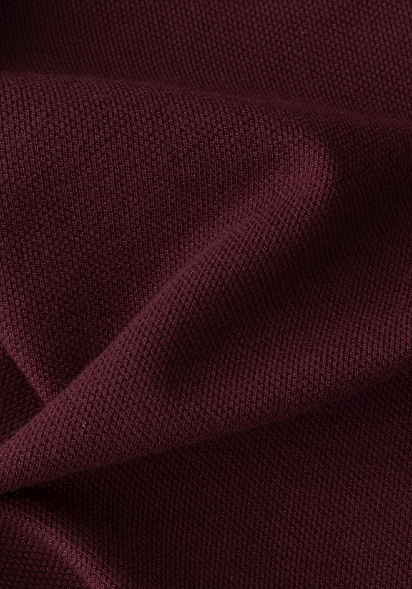 Berry Burgundy Piqué Shirt