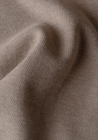 Fawn Beige Cotton Sweatshirt