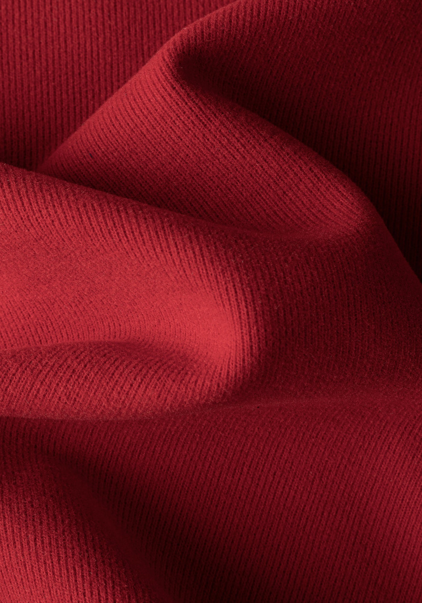 Firebrick Red Cotton Sweatshirt
