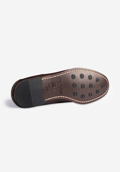 Mocha Brown Calf-Skin Leather Lace-up