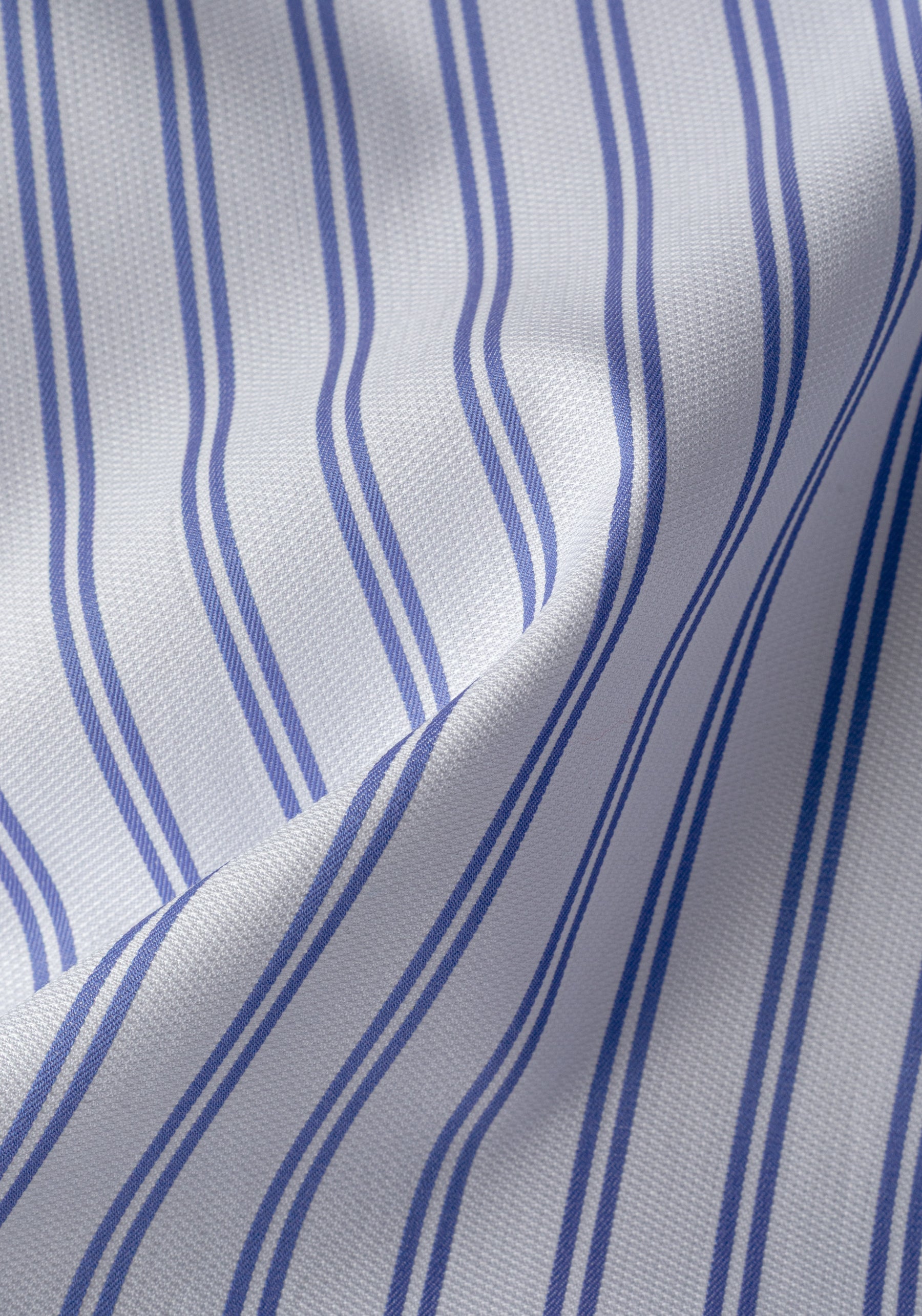 Nile Blue Stripe Basket Weave Shirt