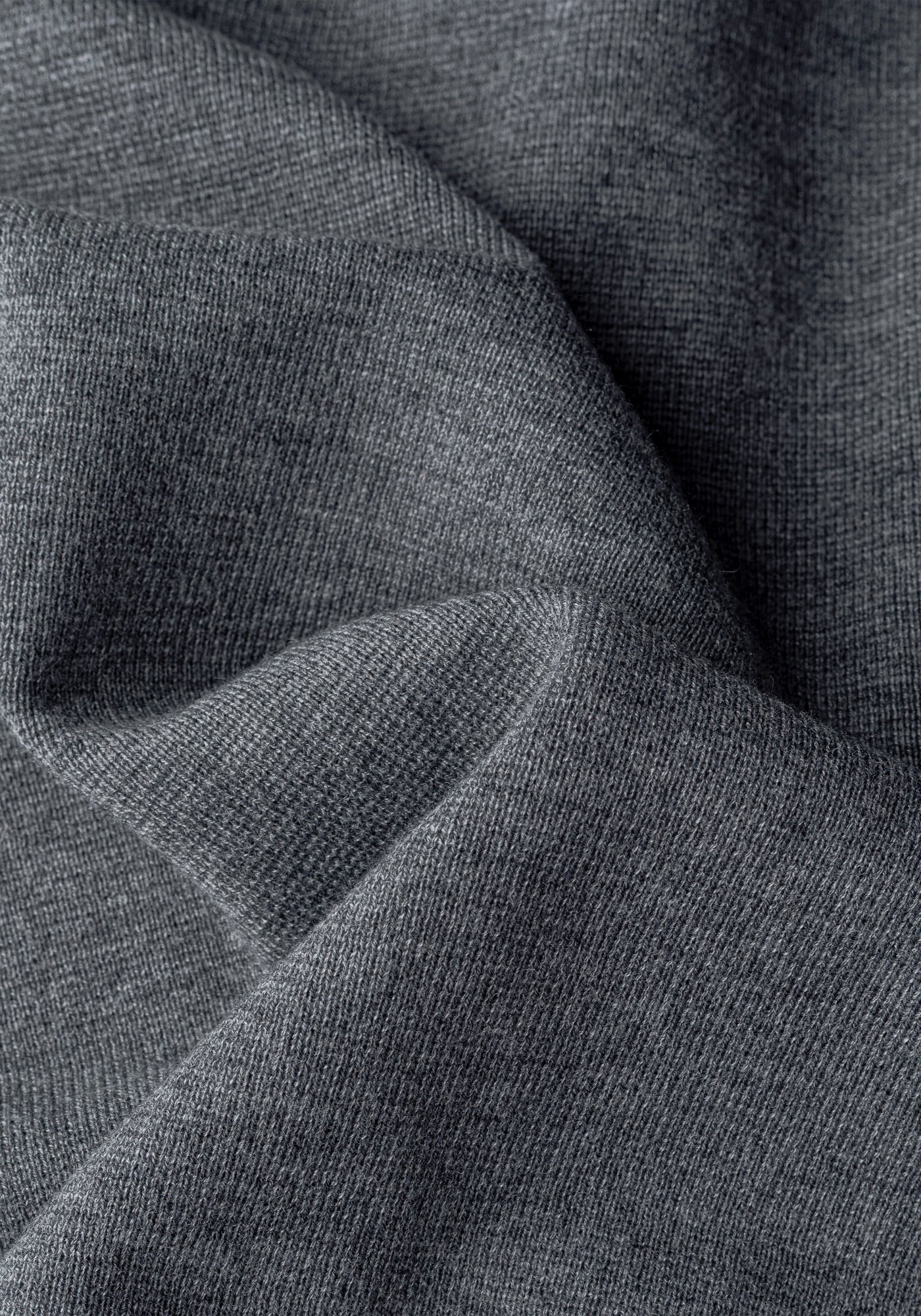 Eclipse Grey Merino Wool Blend Cardigan