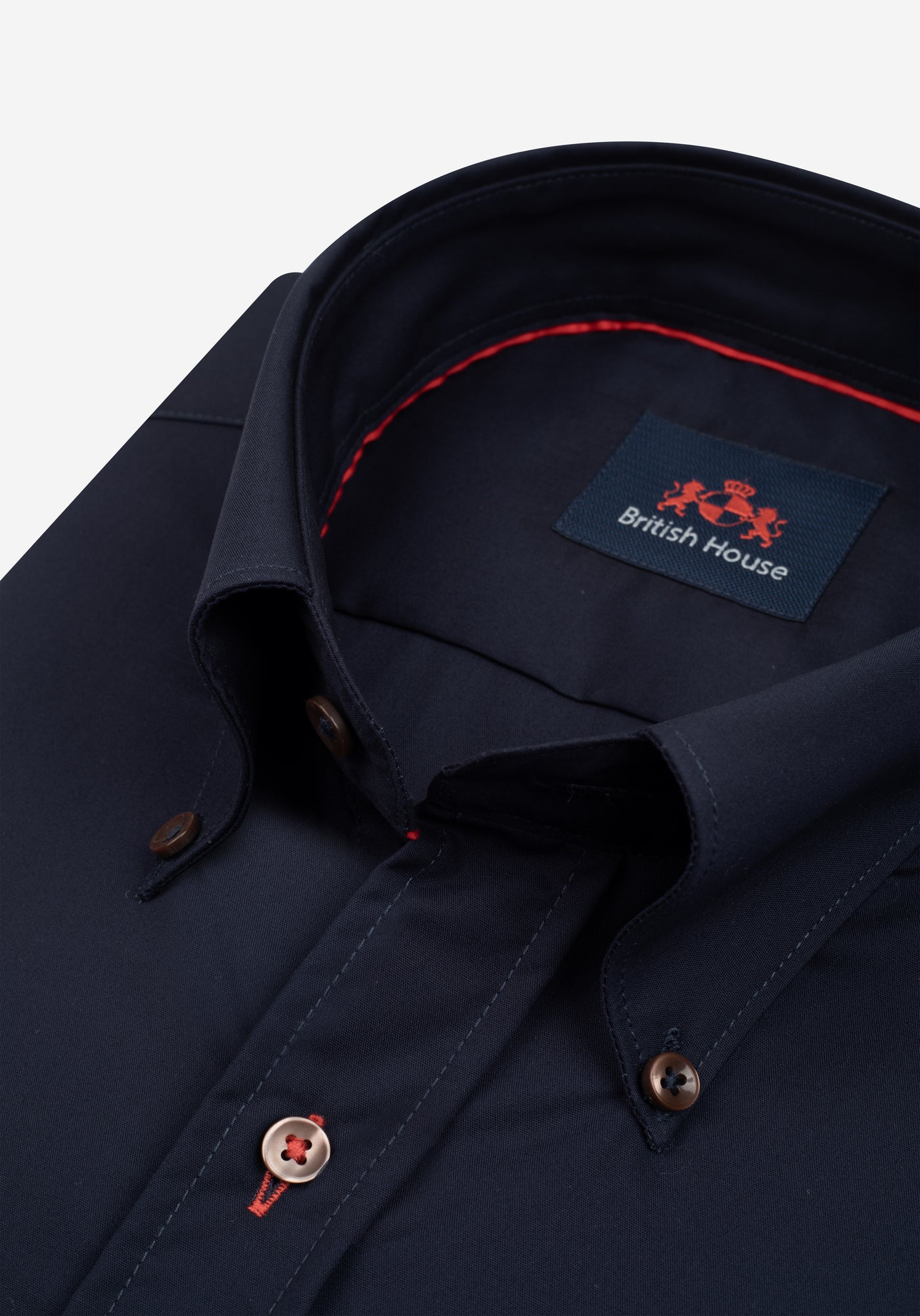 Pure Navy Poplin Shirt