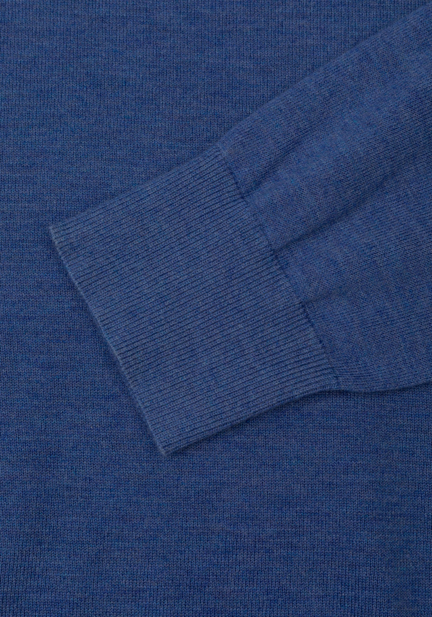 Polar Blue Merino Wool Blend Pullover