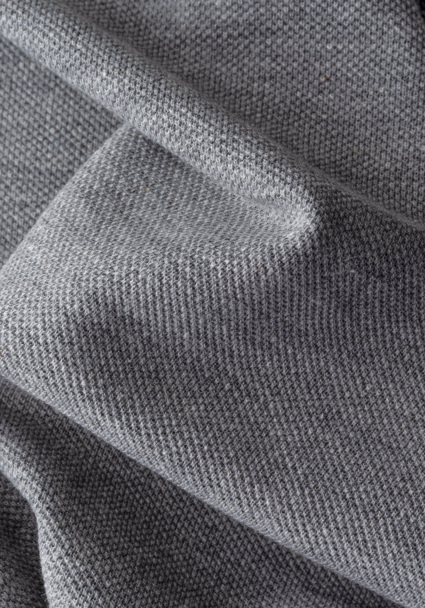 Powder Grey Piqué Shirt