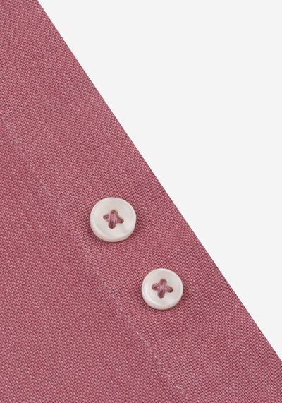 Rosewood Red Piece-Dyed Shirt