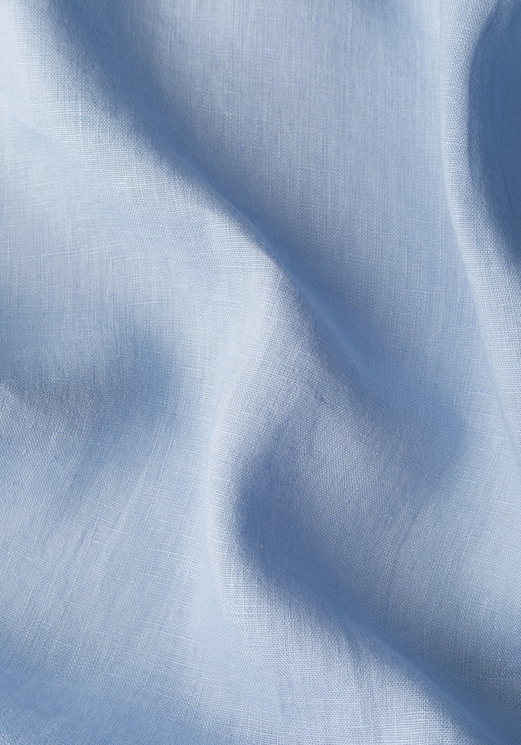 Halo Blue Pure Linen Double-Zip Jacket