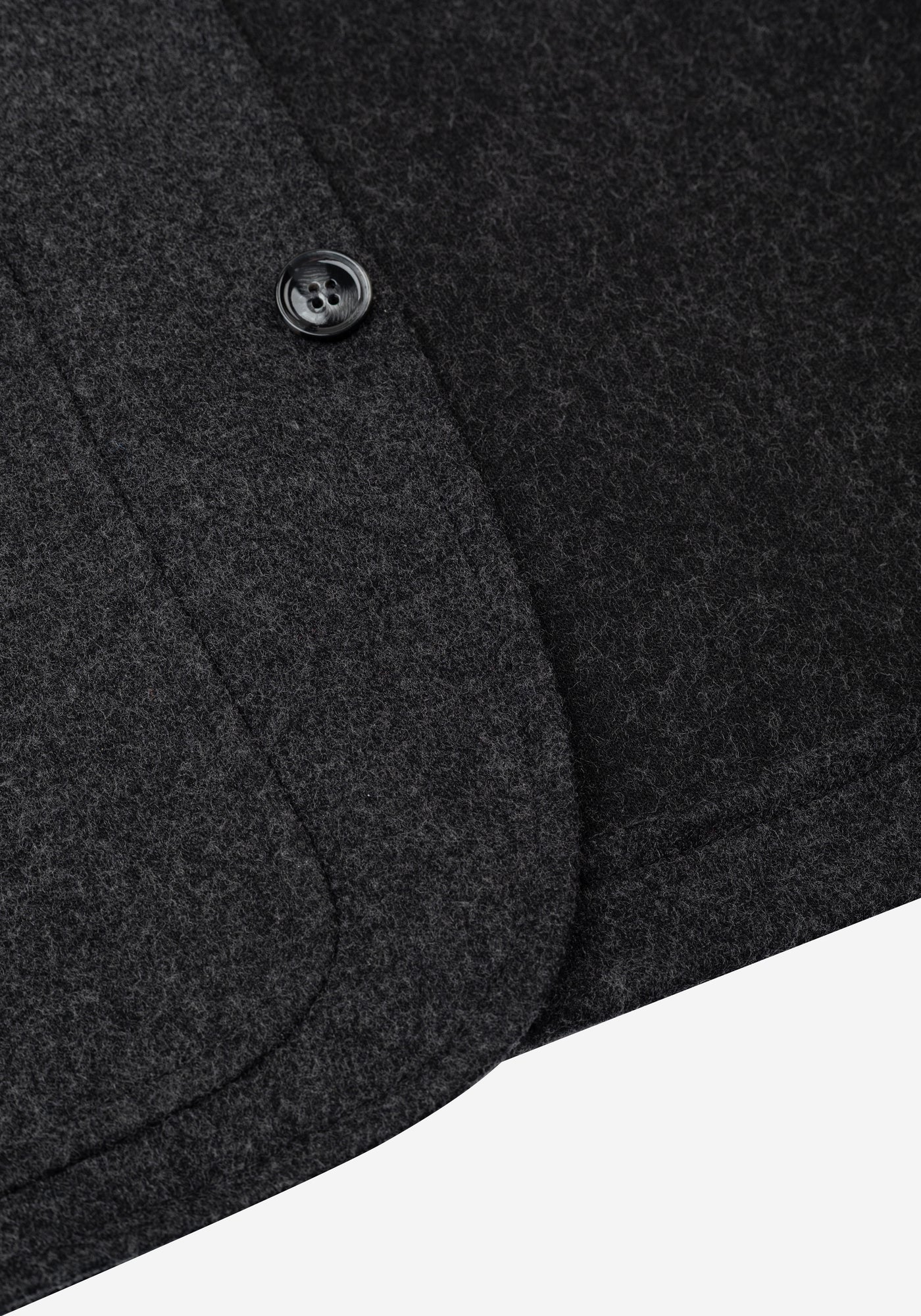 Skylight Grey Boiled Wool Jacket