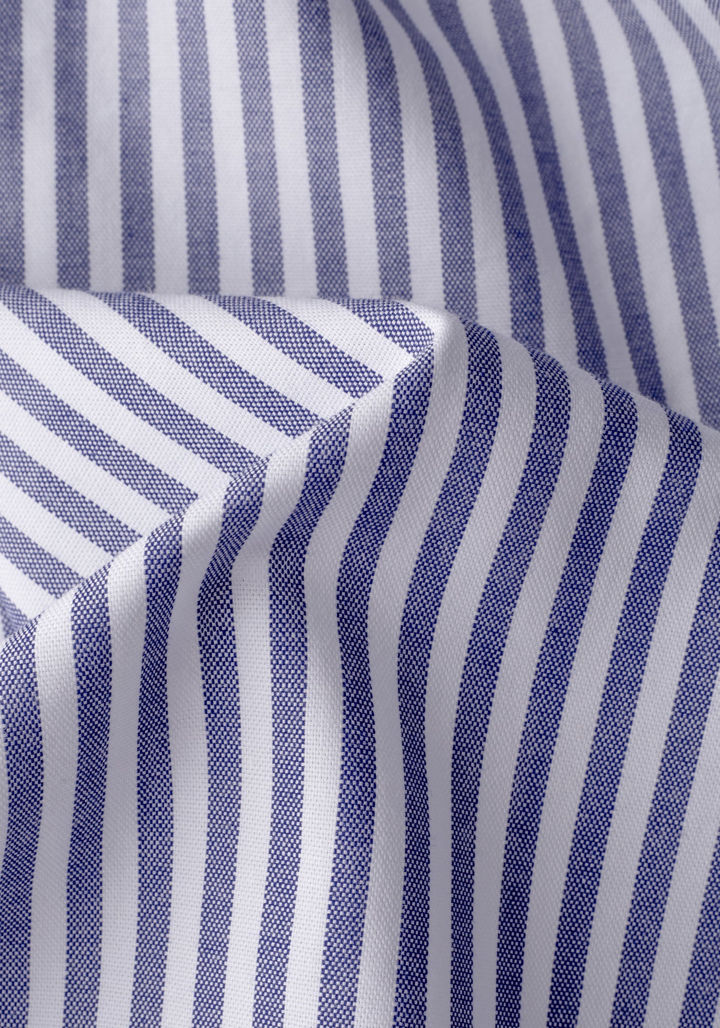 Indigo Blue Stripe Oxford Shirt