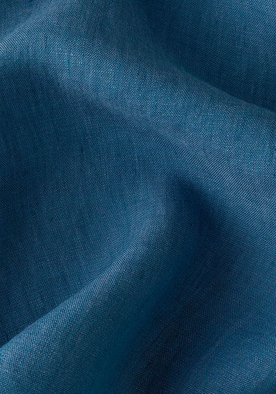 Ocean Teal Belgian Linen Shirt