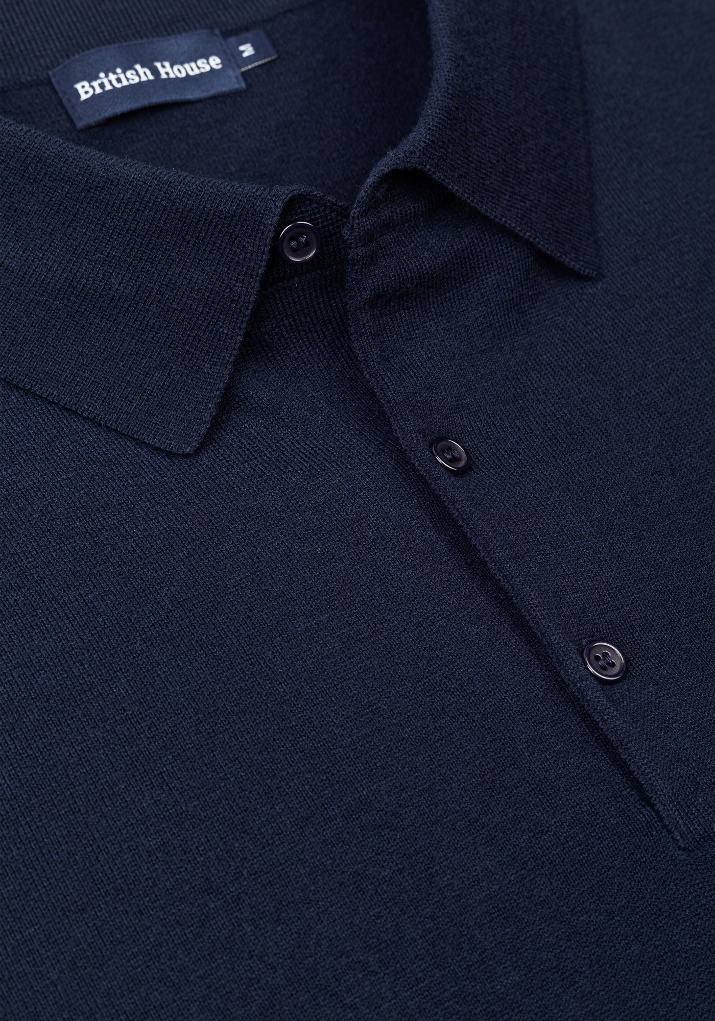 Ion Navy Merino Wool Blend Pullover