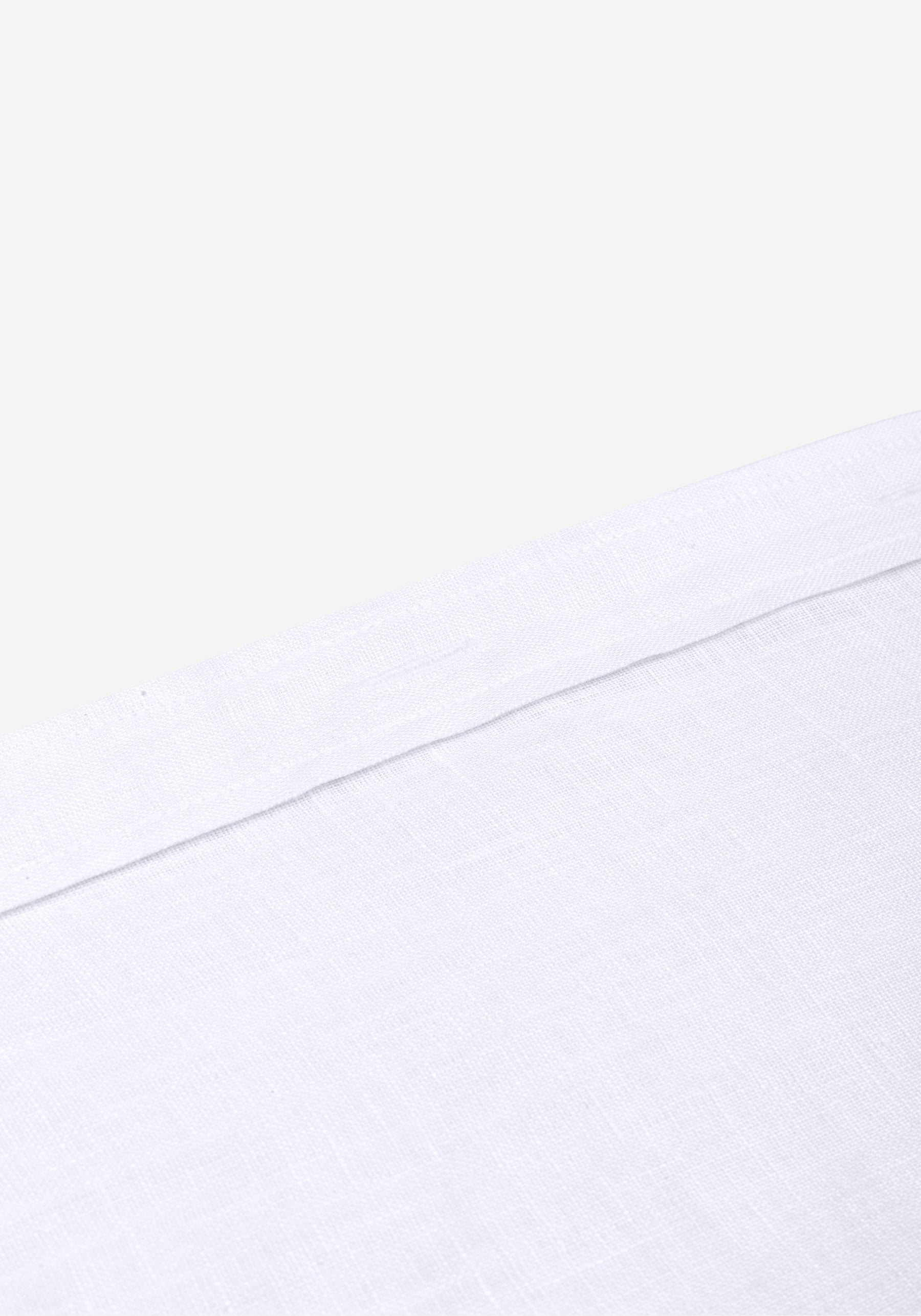 Cloud White Belgian Linen Shirt