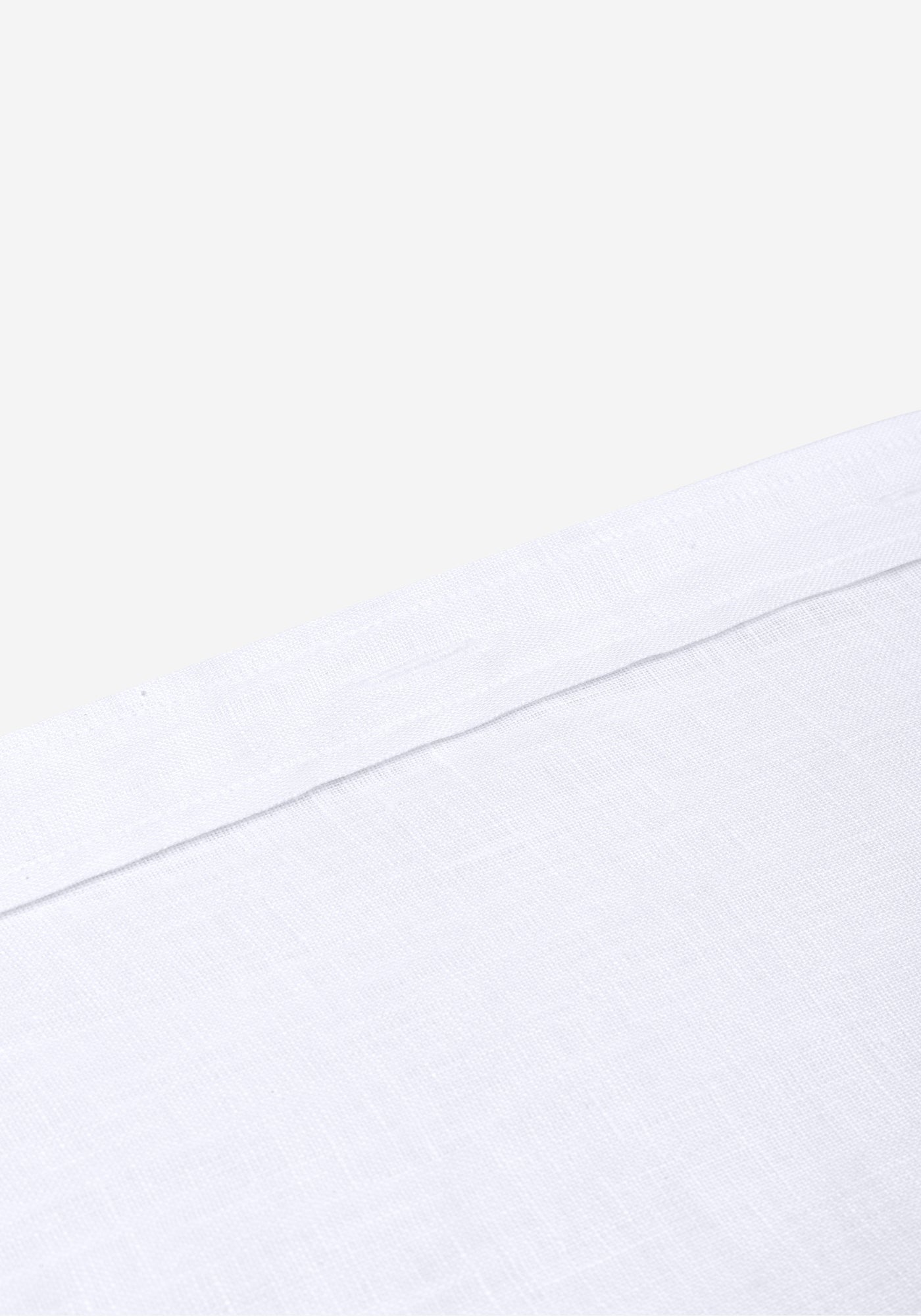 Cloud White Belgian Linen Shirt
