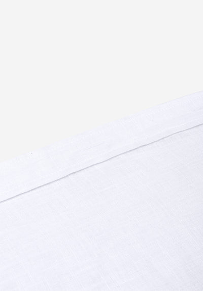 Cloud White Belgian Linen Shirt
