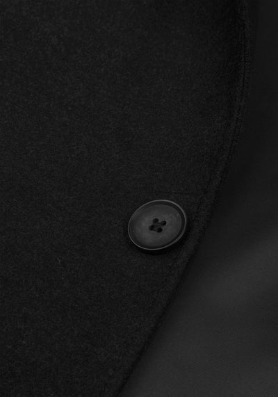 Shadow Black Poly Coat